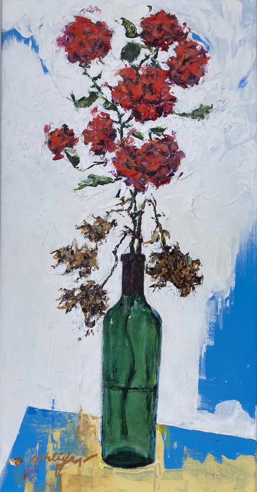 Still life with Roses Life and Death Experience Jamaique